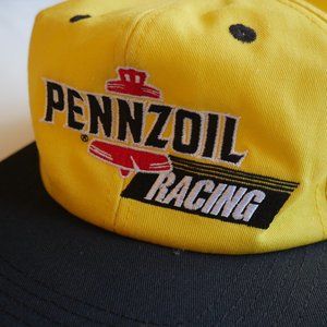 Vintage Pennzoil Strap back hat